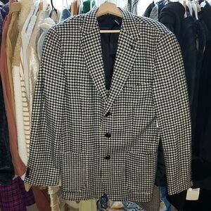 Mario Serrani Women's Classic Houndstooth Blazer Large